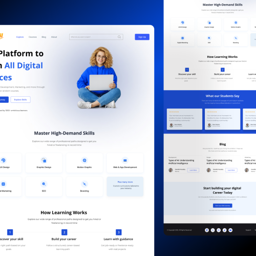 Digital Service Agency Website Design